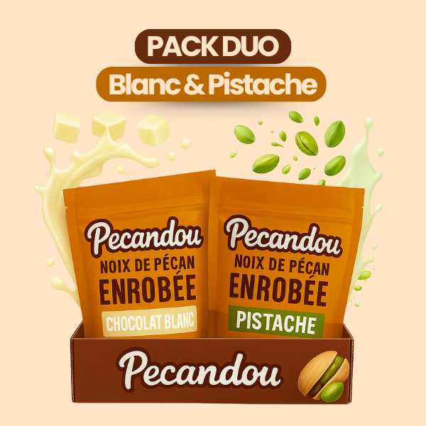 Pack Blanc & Pistache - PECANDOU